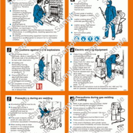 MARITIME PROGRESS - UK 1033WV Safety Poster for Welding & Flamecutting ...