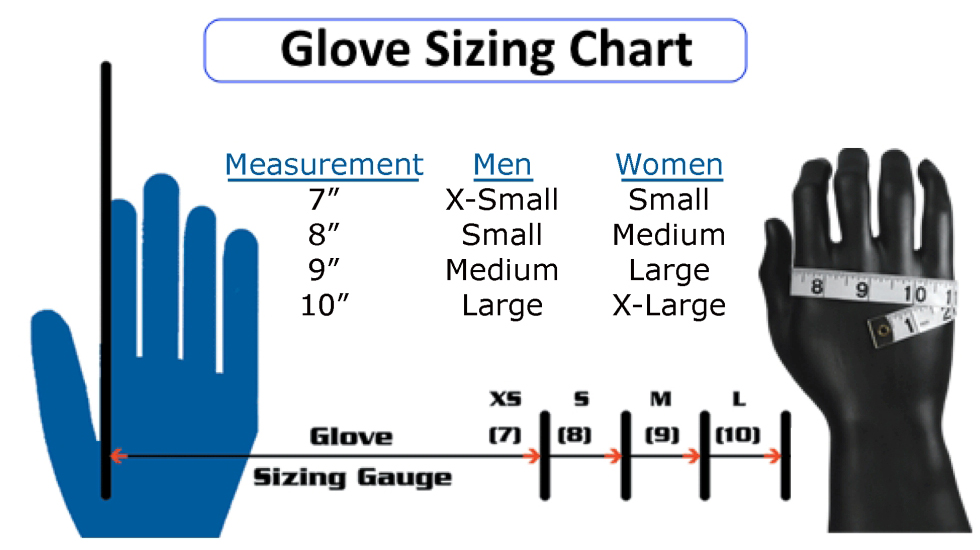 Mechanix Gloves Size Chart