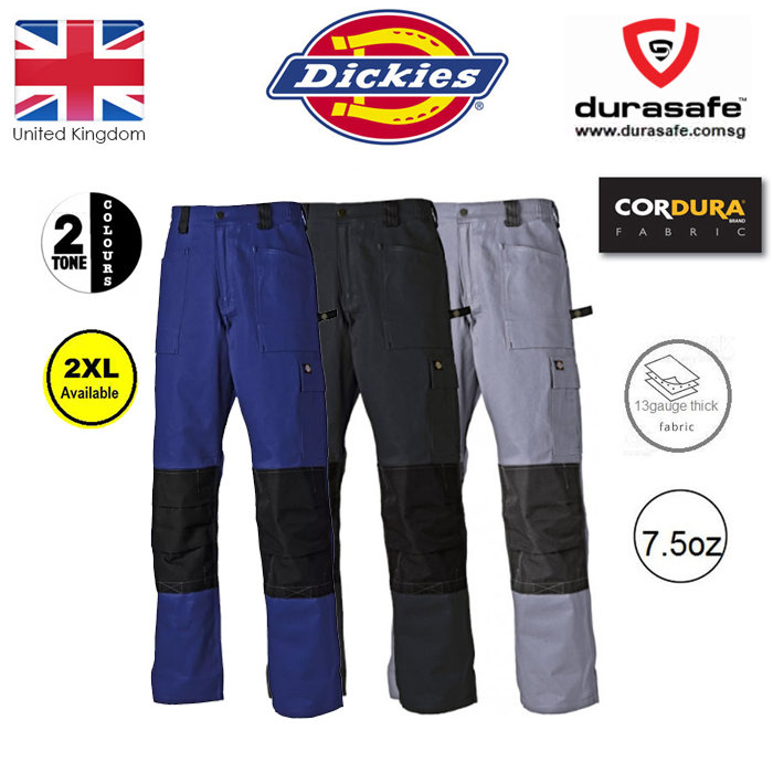 DICKIES WD4930 GDT290 Grafter Duo Tone Trousers, Size 30-46 - Durasafe Shop