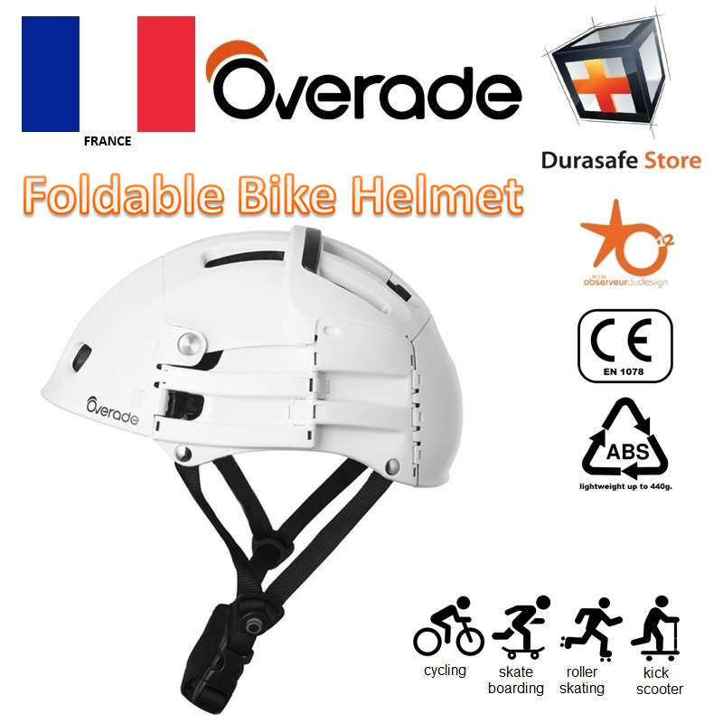 overade plixi fit foldable bicycle helmet