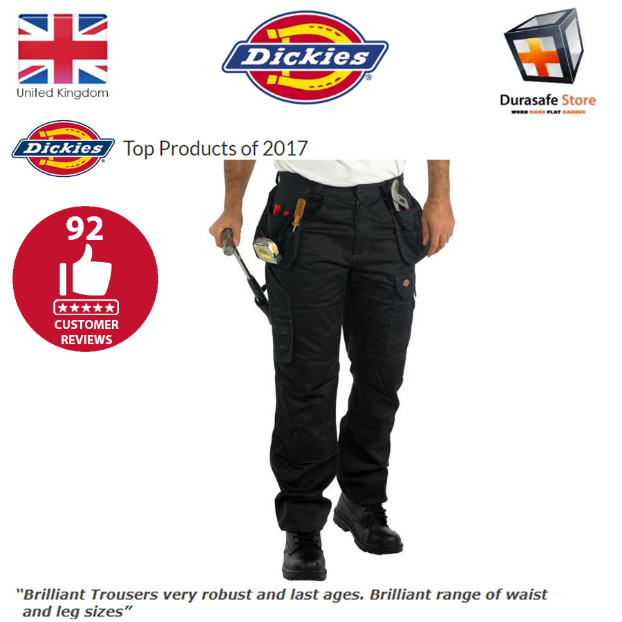 dickies edwardsport cargo trouser in black