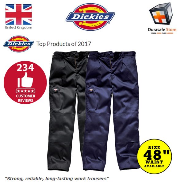 DICKIES WD884 RedHawk Super Trousers, Black, Navy, Size 30-46 ...