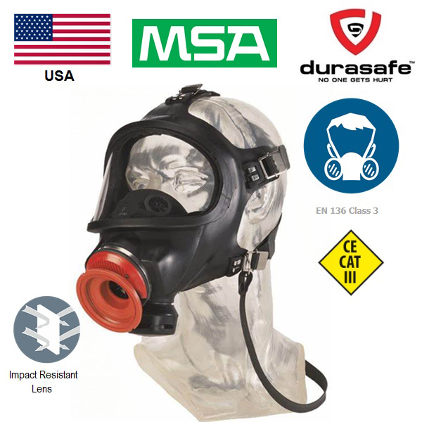 MSA 10031422 3S PS MaXX Positive Pressure Full Face Mask - Durasafe Shop