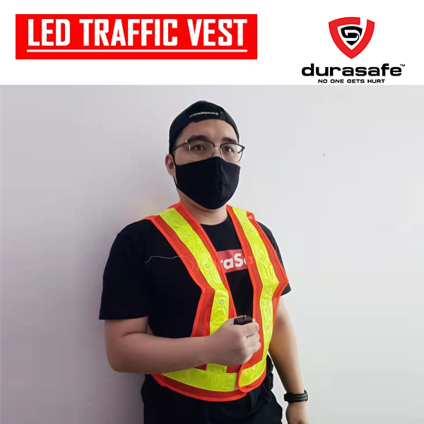 Lighted traffic safety on sale vest