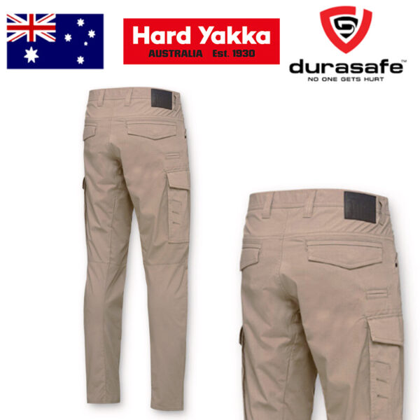 HARD YAKKA Y02255 3056 Ripstop Pant Desert Size 77R - 102R